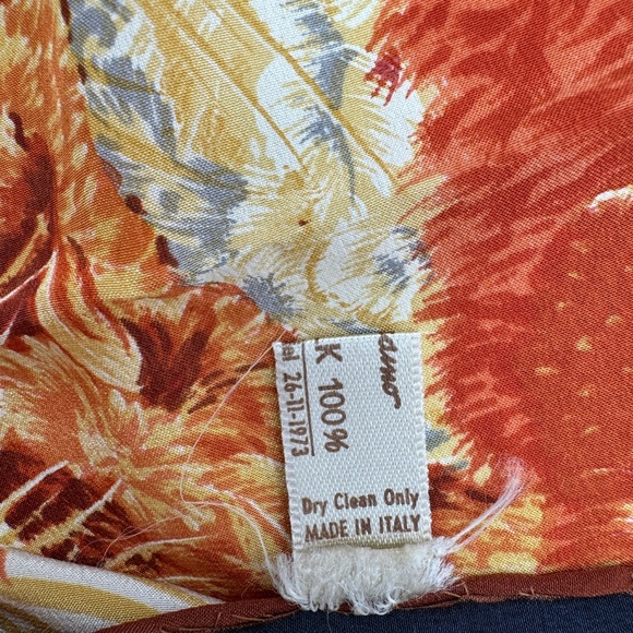 Vintage Salvatore Ferragamo Colorful Rabbit Silk Scarf - Picture 2 of 4